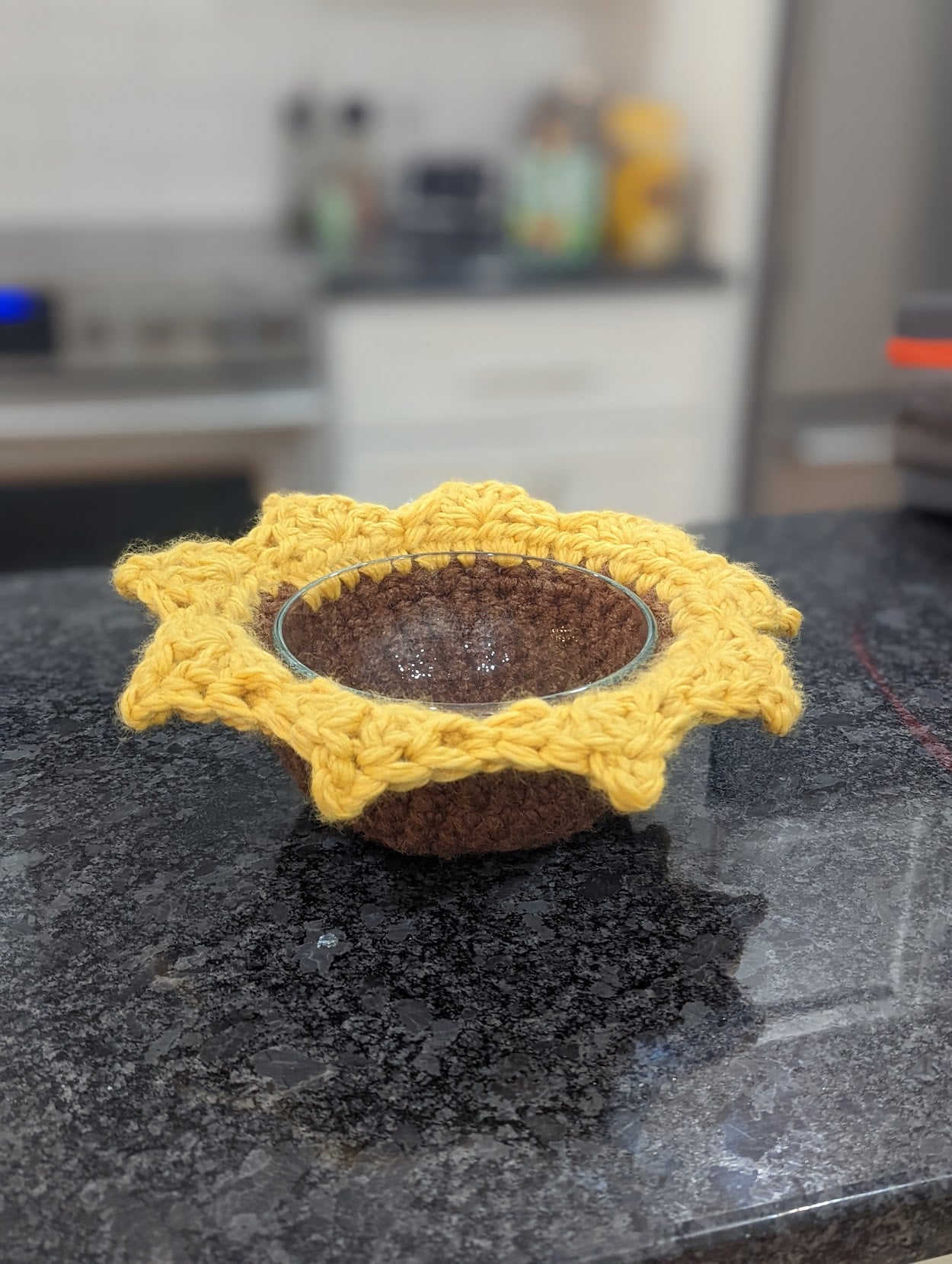 Sunflower Bowl Koozie/Table Basket